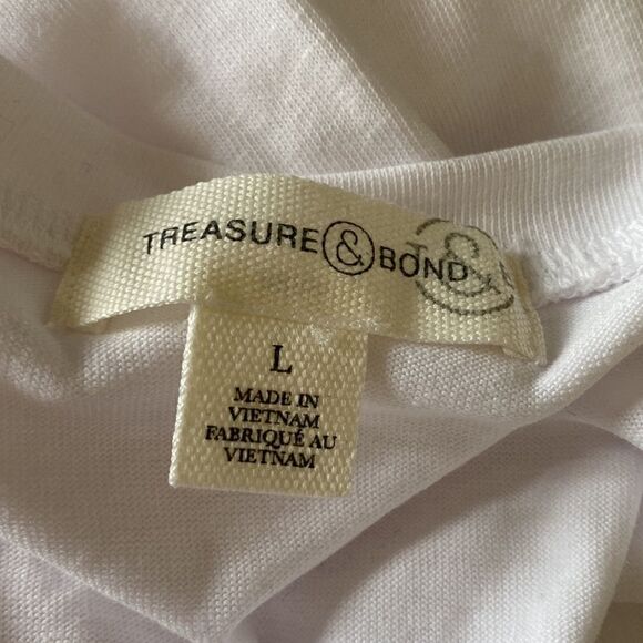 #120 TREASURE & BOND ruched sleeveless dress - Picture 6 of 7